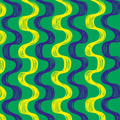Ipanema beach pattern set. Vector illustration. Brazil, Rio style pattern.