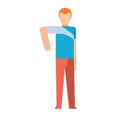 Trauma accident fracture human