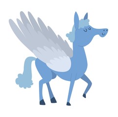 Cartoon horse vector character