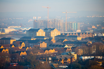 London view at sunset, UK