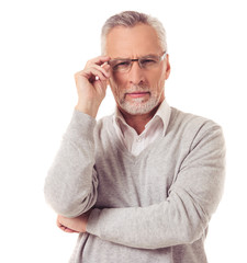 Obraz premium Handsome mature businessman