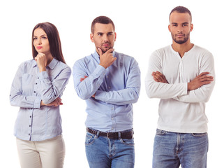Beautiful business people