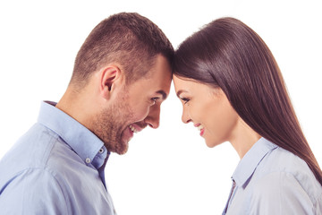 Beautiful business couple