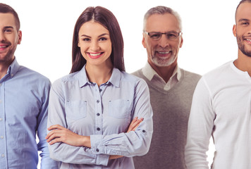 Beautiful business people