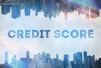 Fototapeta premium Credit Score concept image