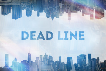 Dead line concept image