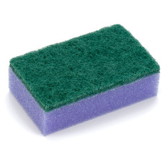 sponge isolated on white background cutout