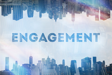 Fototapeta premium Engagement concept image