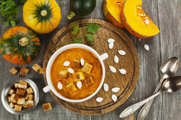 Pumpkin cream soup