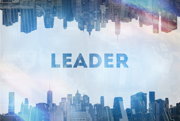 Fototapeta premium Leader concept image