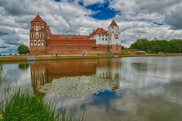 Fototapeta na wymiar Gorgeous Mir Castle of Belarus