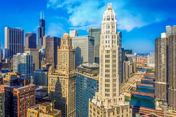 Foto auf Acrylglas Chicago Skyline von Chicago
