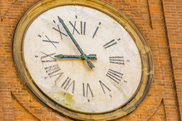 detail of clock tower