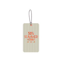 Summer sale label