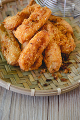Thai Fried Deep Bananas, Thai Tradition Cristpy Snack, Thai Appe