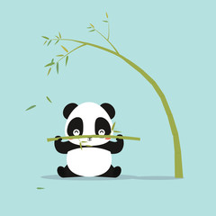 abstract cute panda