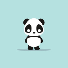 abstract cute panda