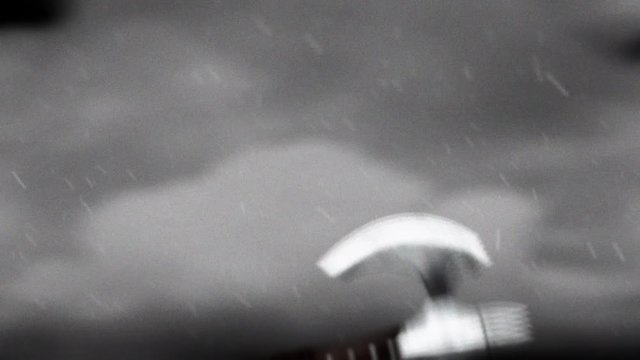 A Warrior Axe Thrown Towards an Enemy in a Battle