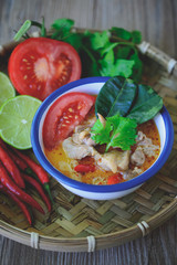 Thai Spicy Chicken Soup, Thai Cuisine, Thai Food, Spicy Soup