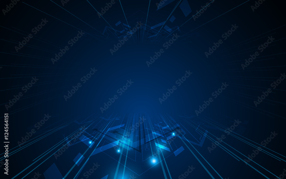 Poster abstract arrow pattern movement frame design cyber tech concept background