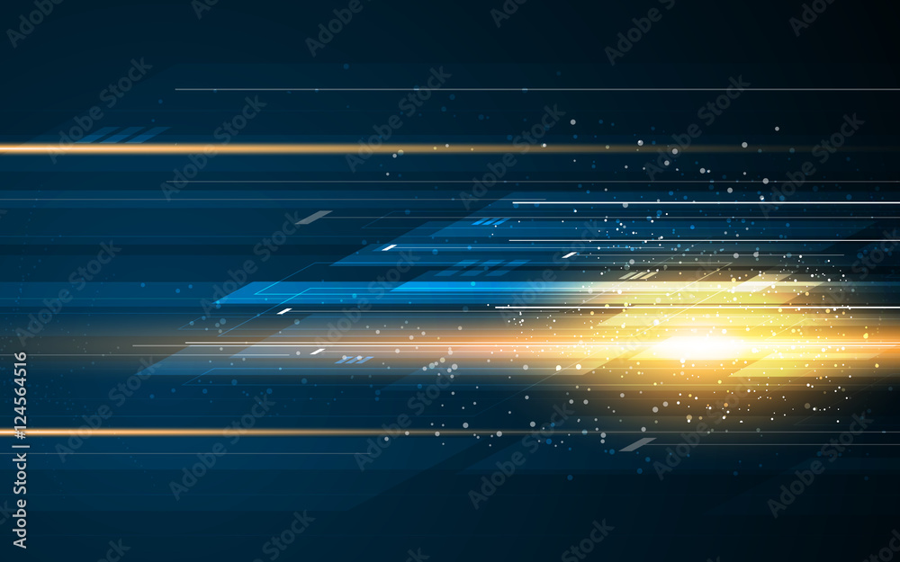 Fototapete abstract rectangle pattern tech speed movement pattern design background concept