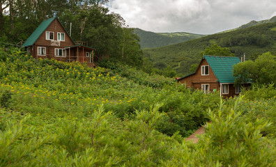 Guest houses in the Valley of Geysers.