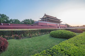 The Tiananmen Square in Beijing,China.