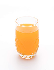 orange juice in glass