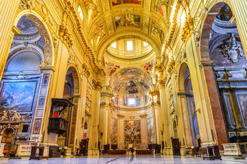 Fototapeta na wymiar Rome, Italy - Basilica Sant'Andrea della Valle