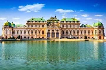 Zelfklevend Fotobehang Belvedere, Wenen Oostenrijk © ecstk22