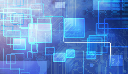 blue Line futuristic background