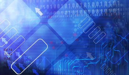 blue Line futuristic background