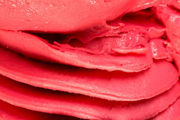 Watermelon cherry flavoured sorbet texture.
