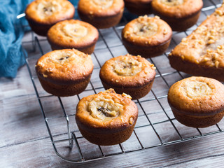 Home made banana muffins