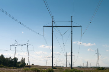 transmission towers