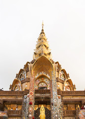 Obraz premium Pagoda, Public Temple in Phetchabun Thailand 