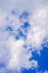 Obraz premium The vast blue sky and clouds on sky