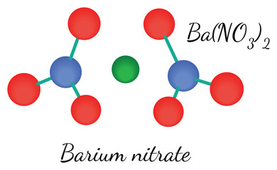 BaN2O6 Barium nitrate molecule