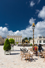 Buildings on the Stanislas place in Nancy the golden city.