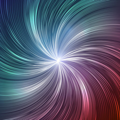 Abstract background circular swirl of lines. Vector element for presentations, postcards and your design