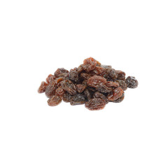 Raisins isolated on white