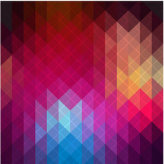 Obraz premium Abstract geometric background illustration. Spectrum retro geometric pattern