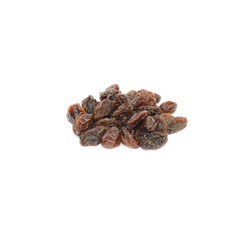 Raisins isolated on white