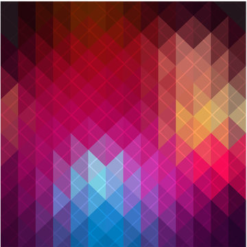 Abstract geometric background illustration. Spectrum retro geometric pattern