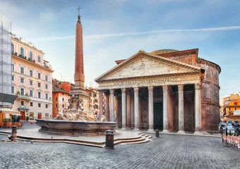 Fototapete Rund Rom - Pantheon, niemand © TTstudio