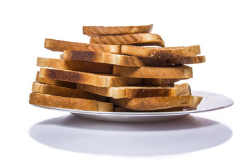 тосты изолированные