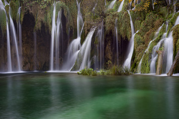 waterfall, long exposure image