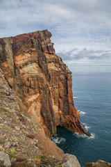 Fototapeta na wymiar Wanderung auf der Landzunge von Sao Lourenco auf Madeira, Portugal
