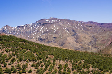 Fototapeta na wymiar Atlas mountains in Morocco
