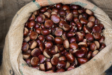 Castagne in un sacco